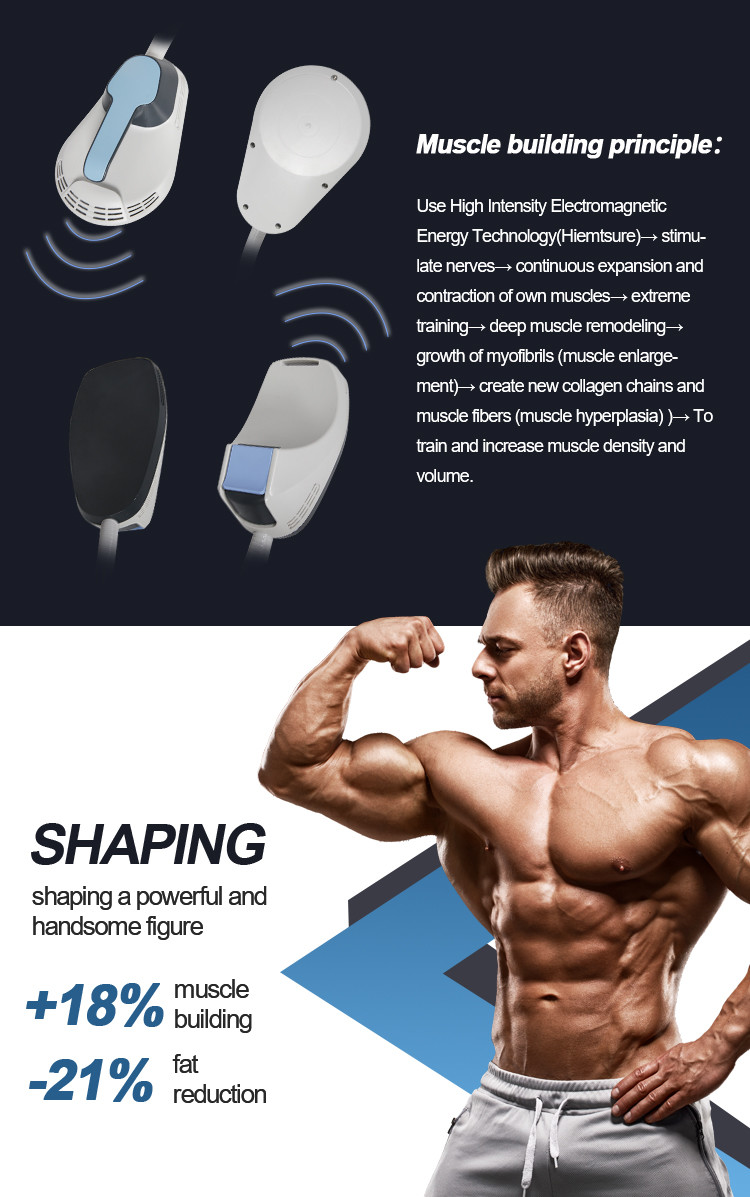 Fat Burning Slimming Machine High Frequency Stimulation Electromagnetic Vibration Body Shaper
