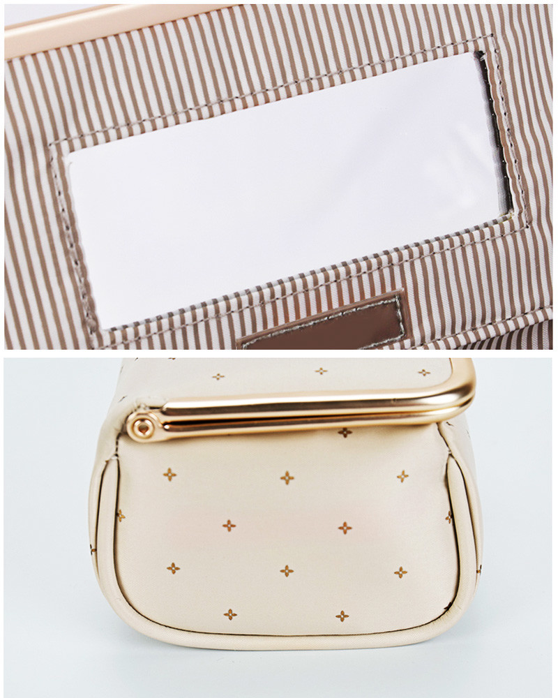 Waterproof Portable Cosmetic Bag Makeup Custom Logo with Mirror