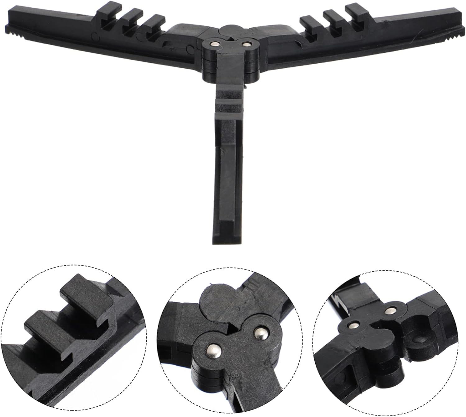 Quility Folding Canister Holder for Camping Stoves 45g Fuel Stabilizer Base Bracket