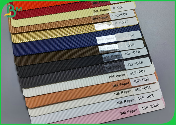 Single Faced Wave Flute Colour Corrugated Paper Cardboard Sheet For Gift Carton 