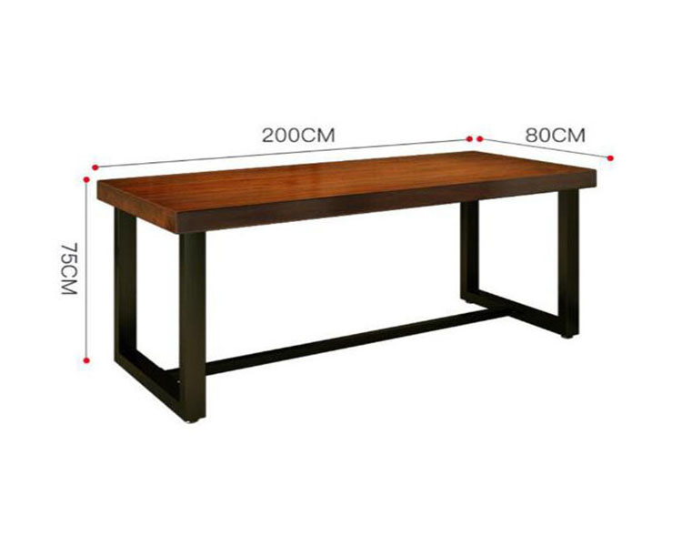 180cm 120cm Wooden Dining Room Table And Chairs 4 Seater Hamburg Coffee Shop
