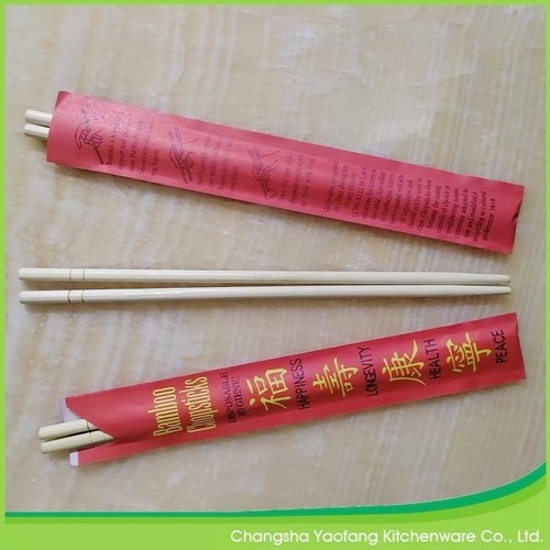 Disposable Round Bamboo Chopsticks 5.0*200 cm HS Code 4419121090