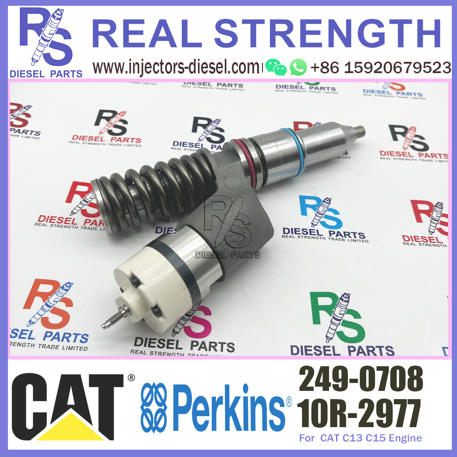 Caterpillar CAT C13 Perkins Diesel Injector 2490708 249-0708 Diesel Motor Parts