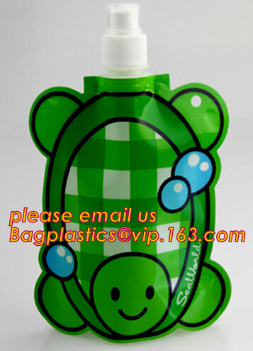 Custom Reusable Juice Food Packaging Plastic Bag Alcohol Drink Wine Spout Pouch Bag,liquid spout pouch/wine drink juice
