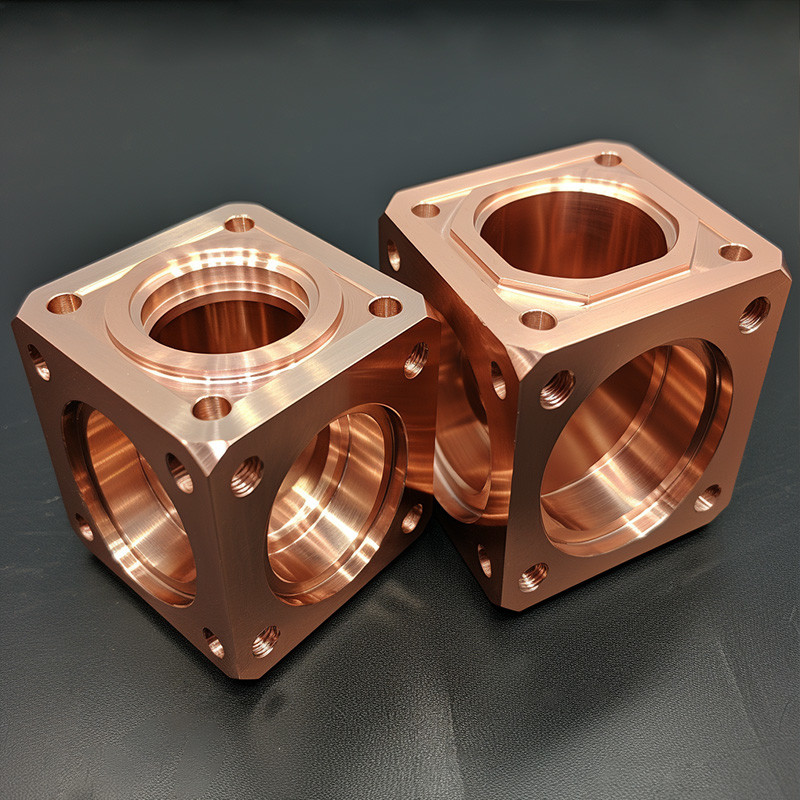 High Precision Milling CNC Metal Parts Machining High Quality CNC Part Custom OEM Service CNC Copper Parts
