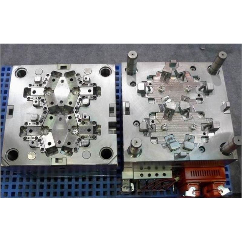 Dark Blue Connection Box OEM Electronic Mould , 1 Cavity Plastic Molded Products