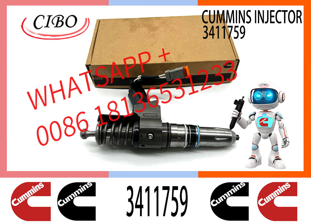 Diesel Fuel Injector N14 Common Rail Injector 3411766 3411691 3411767 4307516N 3411767T 3407776 3087807 341176 3409975