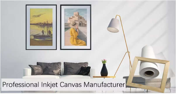 Wide Format Printing Cotton Canvas Waterproof For Latex Printers