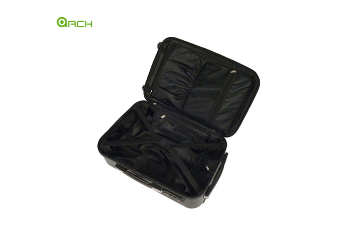 Travel Trolley ABS PC Film Hard Sided Luggage With Expander