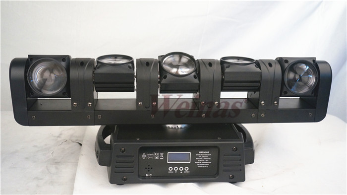 5Pcs 12W RGBW 4 in 1 Infinite LED Beam Moving Head Light Bar LED Moving Head Light