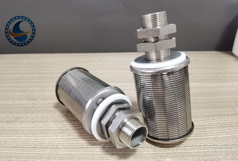 Wedge Wire Screen Filter 304 Stainless Steel Water Nozzle With M24 Threaded