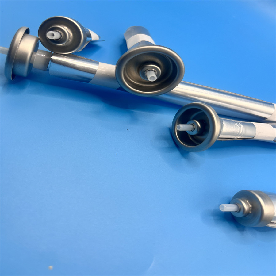 Silver Plastic Bag On Valve Aerosol with Good Sealing No Leakage 0.2-0.4Mpa Pressure -20-60℃ Temperature