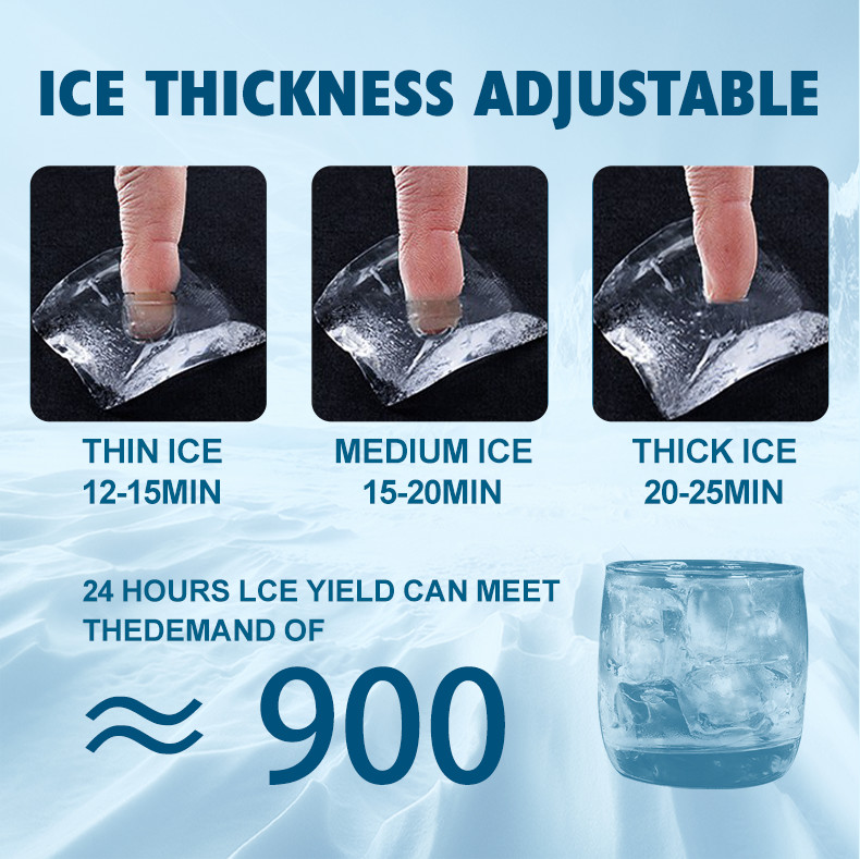 150lb Crescent Ice Machine Ice , Cube Commercial Ice Maker With Bin 70lb