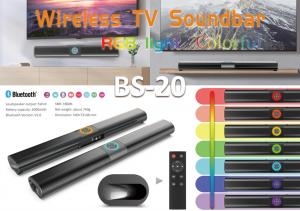 China High Fidelity Audio Wireless TV Soundbar 2000mA With FM Radio on sale