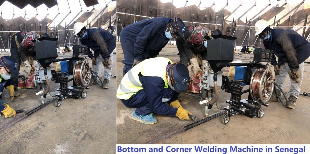 Automatic Butt Fillet Tractor Welding Machine for Tank Base Plate