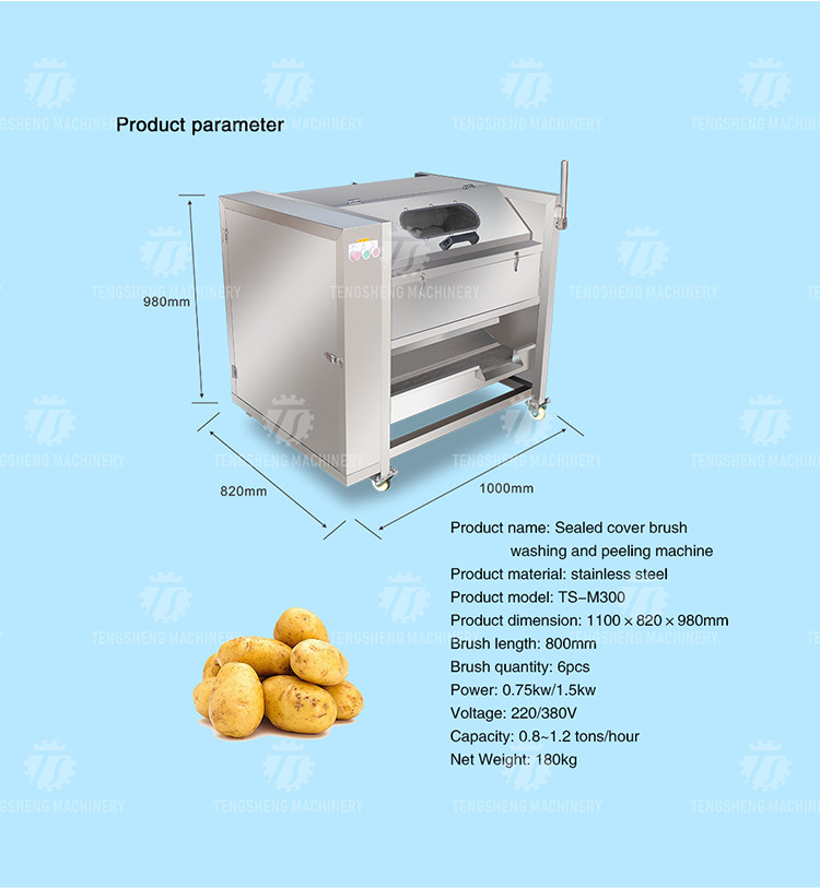 180KG Manufacturers R & D large, medium and small brush cleaning machine automatic sea cucumber cleaning machine