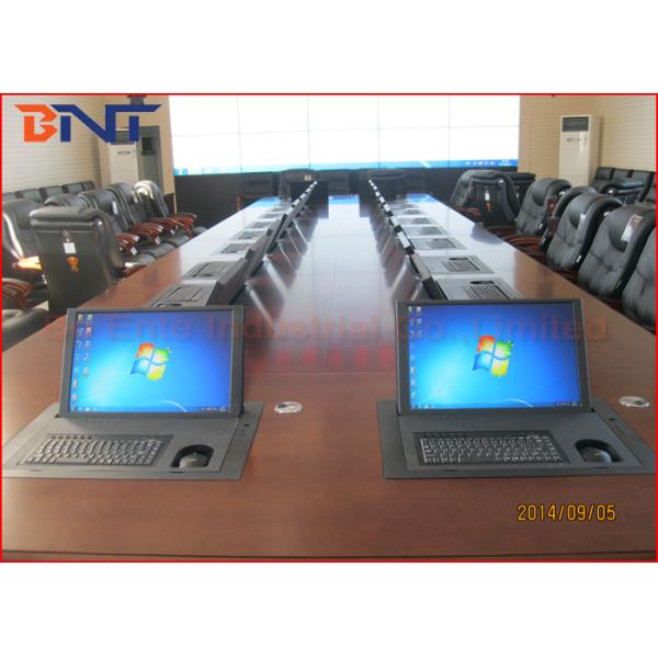 Pubilc Security Bureau Project , Flip Up Screen Electrical Lift Integrated 19" Screen