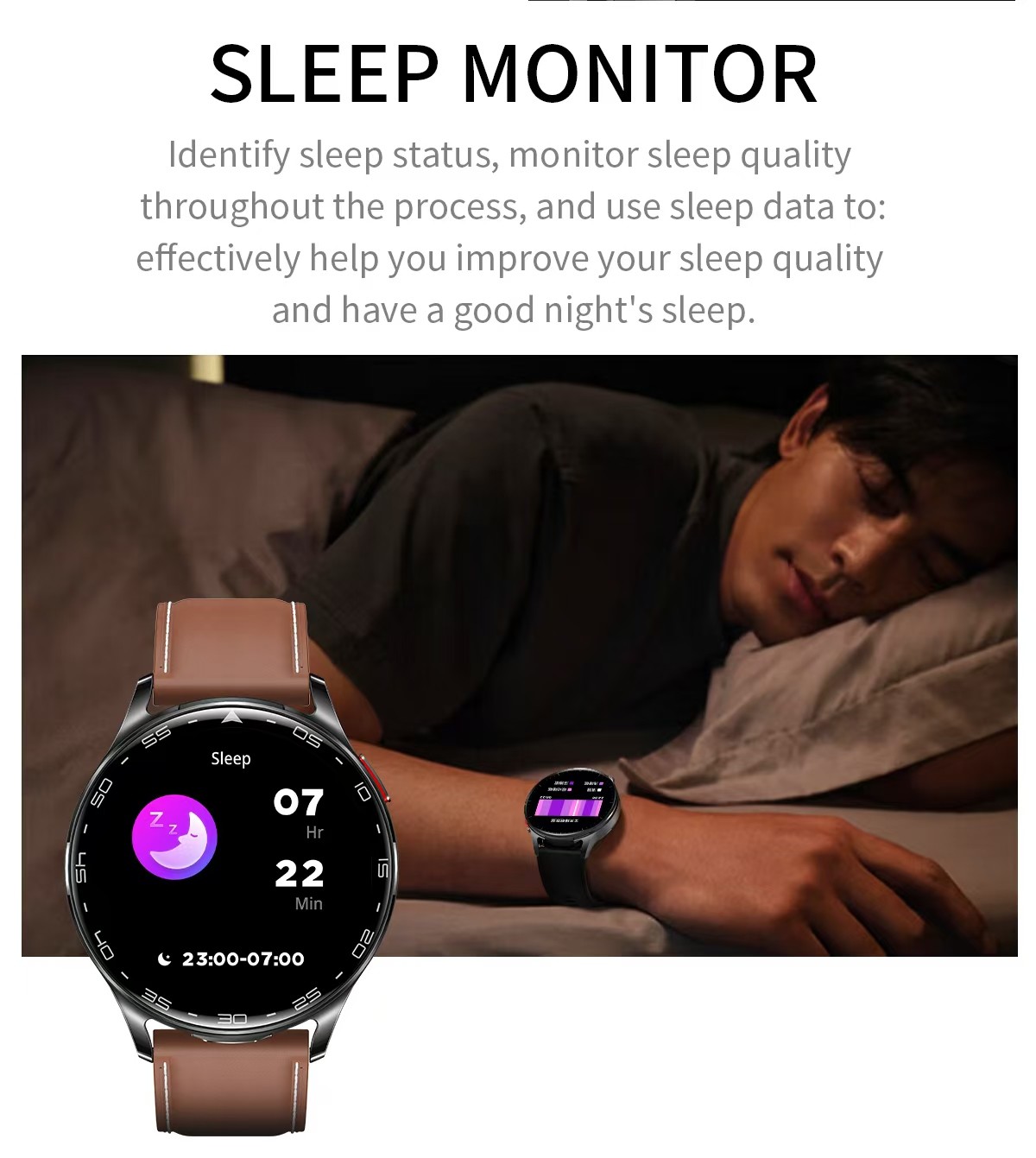 T97 Smart Watch IP67 waterproof 2 In 1 Smart Watch With Wireless Earphones