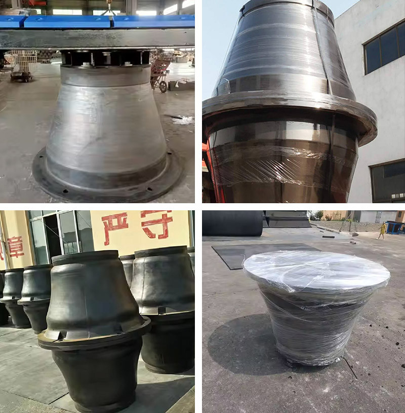 600H Cone Impact Fender Lightweight Durable Rubber Easy Installation