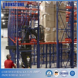 China Creative Design Industrial Drive In And Drive Through Pallet Rack System on sale