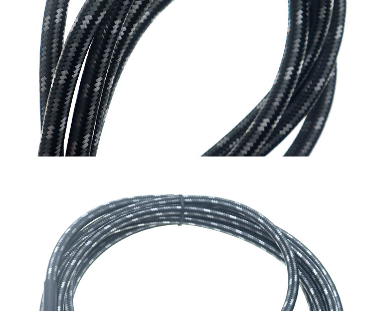 L Shape 90 Degree Right Angle to Straight Durable Braided Jacket 6.35mm Ts Jack Instrument Electric Guitar Patch Audio Cable