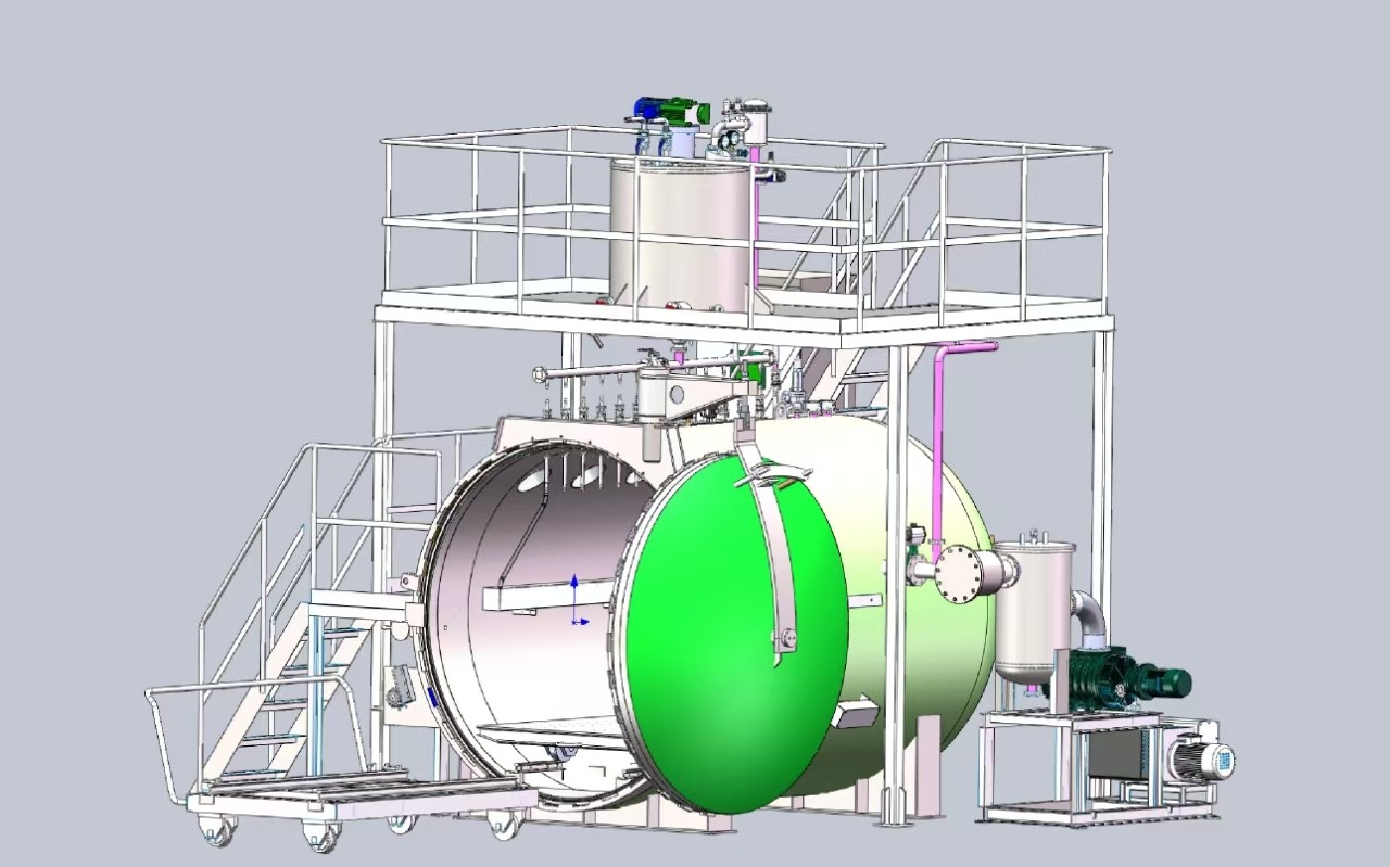 Automatic Powder Mixing Vacuum Pressure Casting for Epoxy Resin Filler