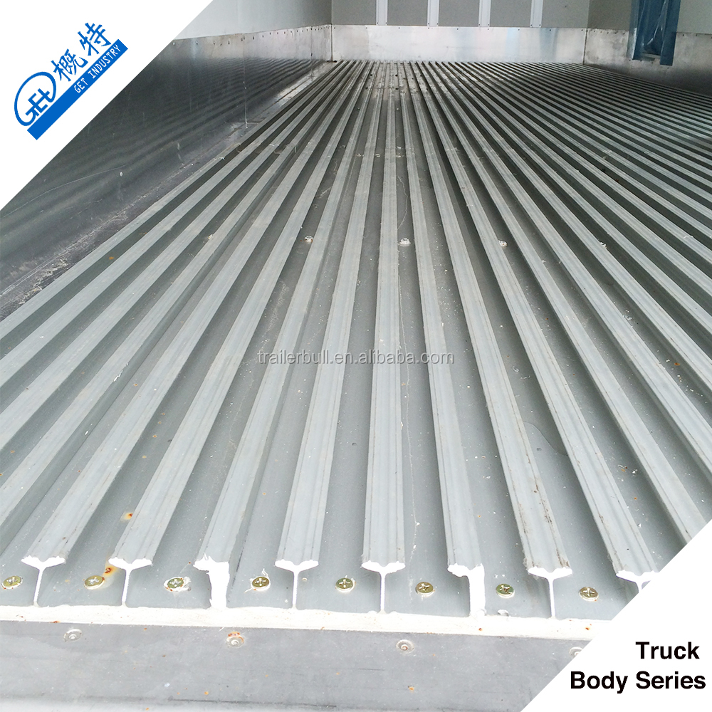 Stainless Steel 45ft 3 Axle Frozen Meat Refrigerated Trailer with Thermoking Carrier Units