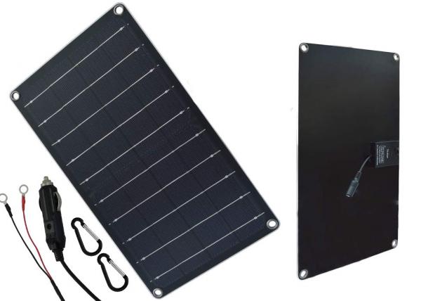 Quality 10W 12V Battery DC Plug Solar Panel Power Bank Charger For Cars Or Motorcycles And Boats for sale