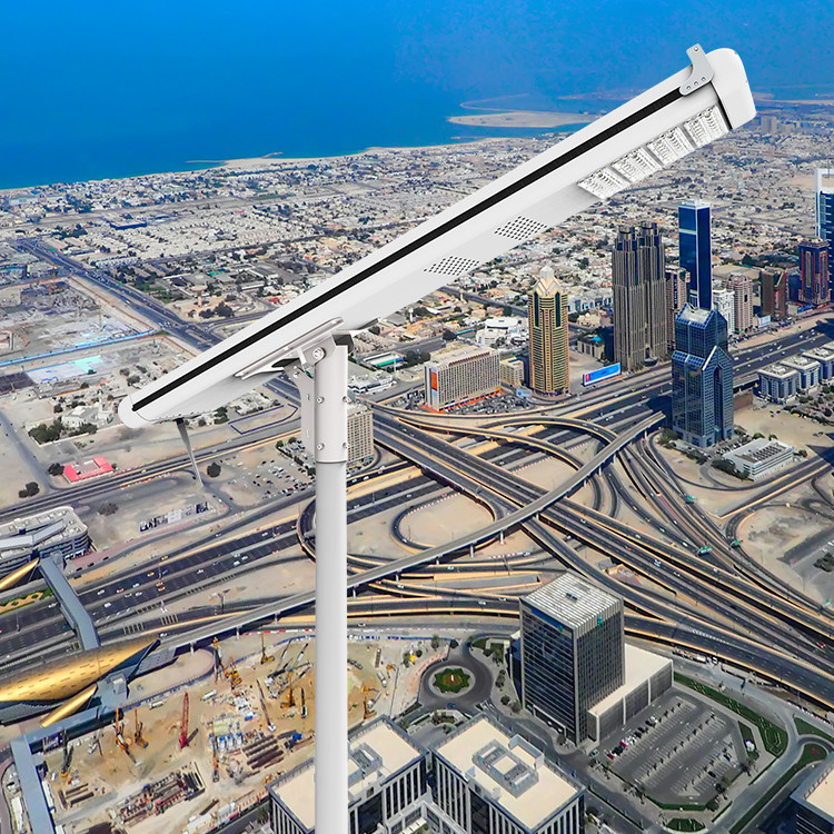 Sustainable Solution Clean and Free Energy Column Solar Street Light