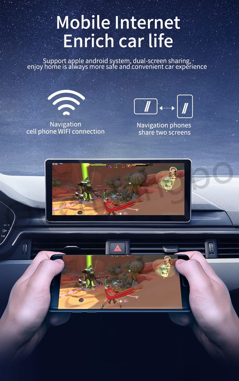 Ouchuangbo wholesale upgrade original car screen for 12.3 inch Porsche Cayenne 2018 android 9.0 OS 4GB+64GB