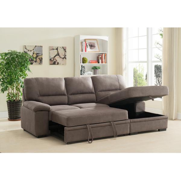 Antiwear Sectional Folding Sofa Bed With Storage Multipurpose
