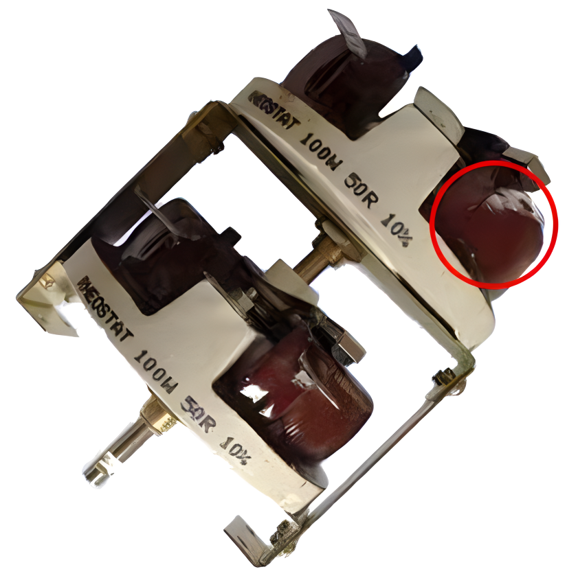 BC1 Disc Adjustable Resistor Load Potentiometer Disk Sliding Mutant 25W 3K 3000 Ohm