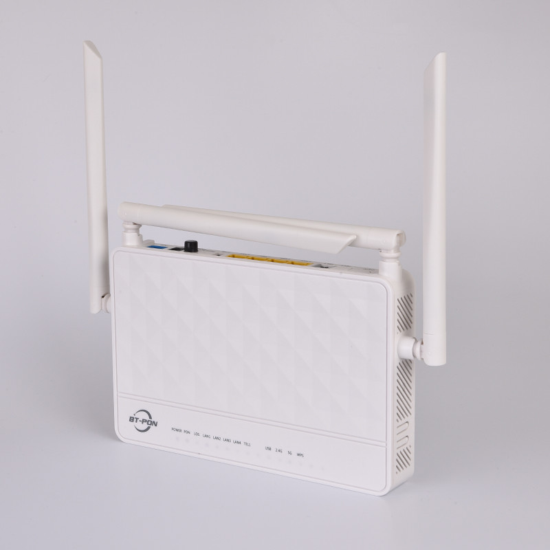 XPON ONU Modem 4 GE Ethernet Ports GPON GEPON Dual Mode ONT