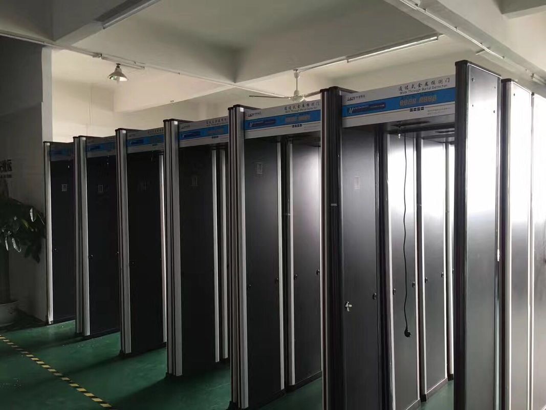 Six Detecting Zones Security Metal Detector Parallel Operation For Hotel Inspection