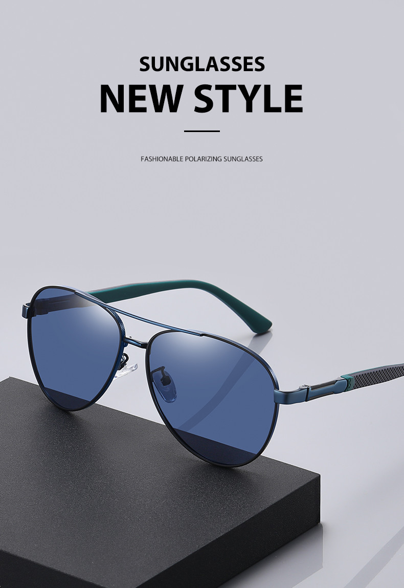Aviator Metal Frame Sunglasses Custom Service With 60mm Lens