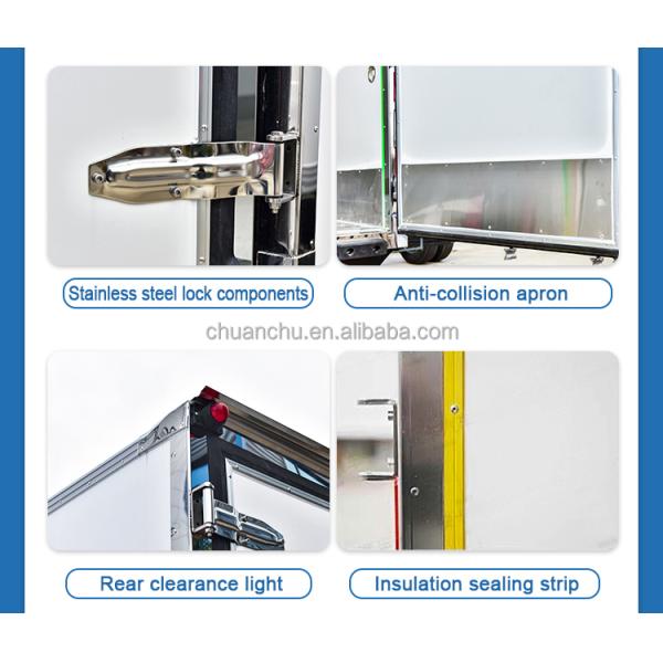 Howo 4x2 Refrigerated Truck door seal detail