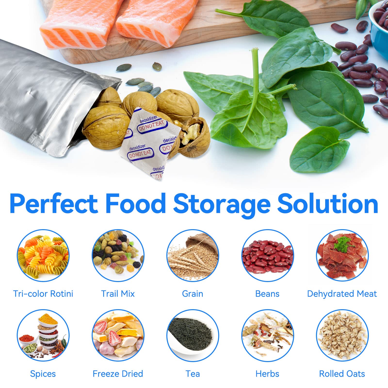FDA Custom Mylar Bag Aluminum Foil Sachet