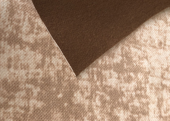 Warp Knitted Embossed Sofa Velvet Upholstery Fabric Anti Pilling