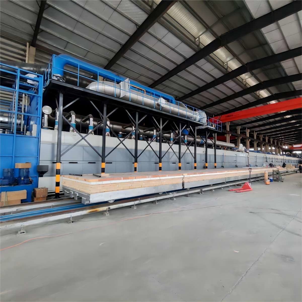 Customized Ceramic Tunnel Kiln Continuous Automatic Temperature Controlling Nature Gas