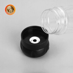 Transparent PET Plastic Seasoning Bottle Kitchen Use 100ml Spice Jars