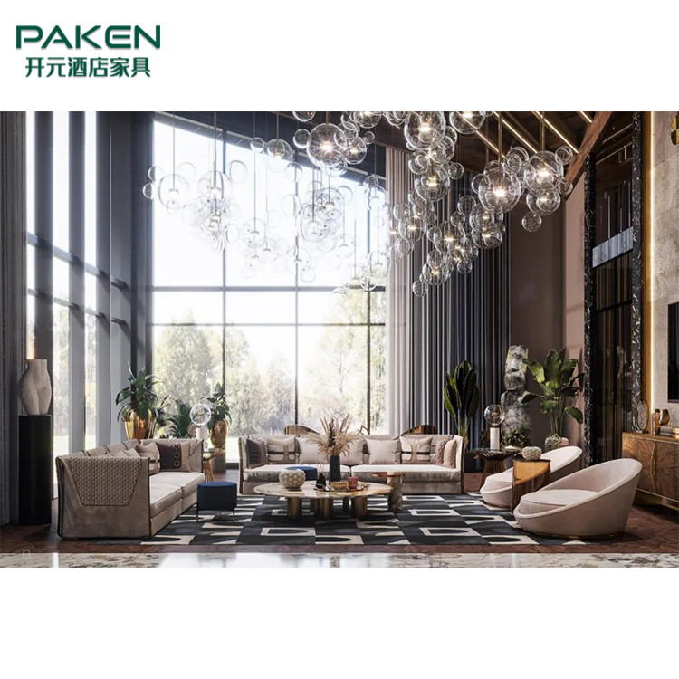 Luxury And Elegant Style Customize Luxury Modern Villa Living Room Furniture