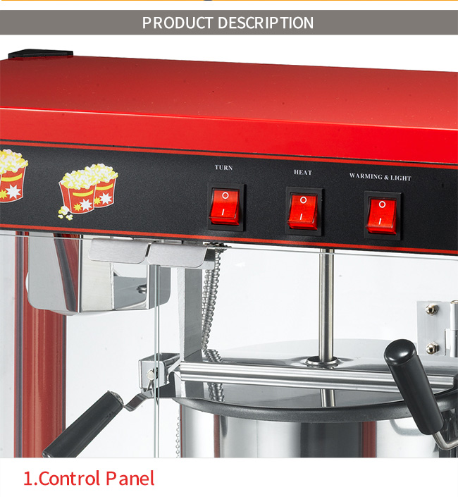 Commercial Snack Food Processing Equipment Deluxe Edition Popcorn Maker