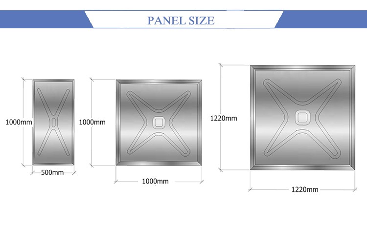 Hot Dipped Galvanized Pressed Steel Sectional Water Tanks Metal Water Storage Tanks