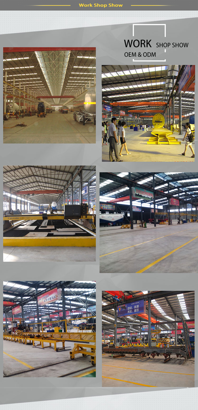 Truck Trailer 20-70cbm Volume 3 Axles 50tons Cement Truck Bulk Cement Tank Semi Trailer