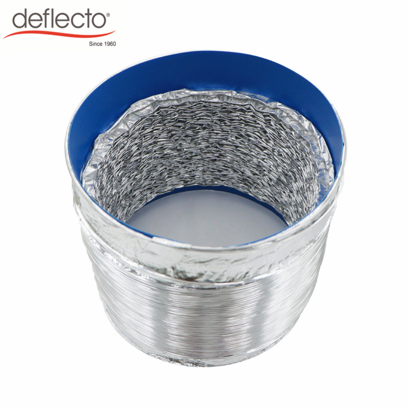 Easy Install Flexible Aluminum Air Duct 8'' 200mm Flexible Ducting 10 Meters 32 Ft