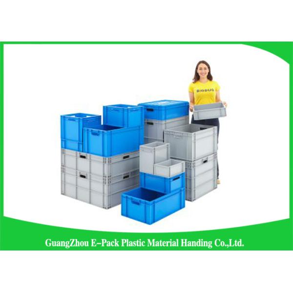Virgin PP Plastic Stacking Boxes Light Weight , Large Plastic Storage Containers