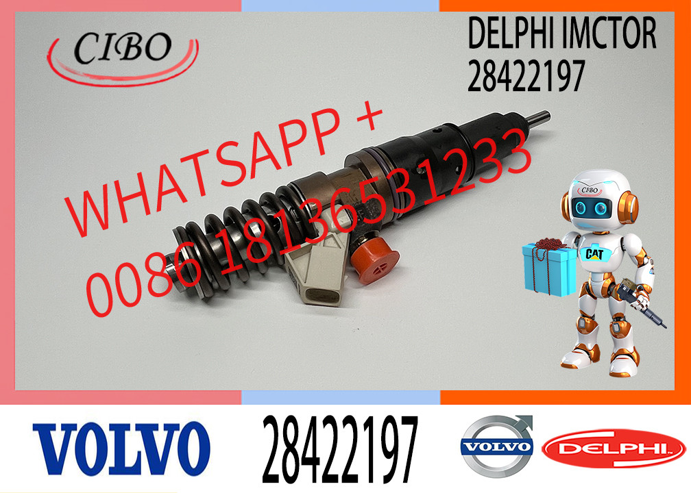 Diesel Fuel Injector Common Rail Parts Injector 22501885 28422197 BEBE1R11002 BEBE1R10002 For VOL-VO