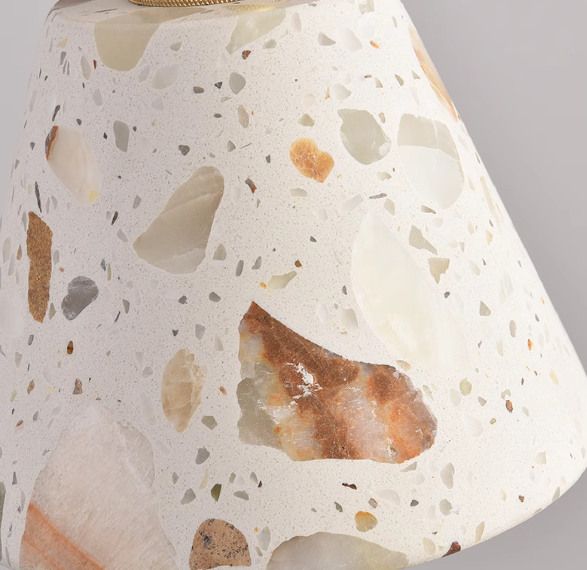 Simple morroco lighting marble bulb pendant lamp for home decoration