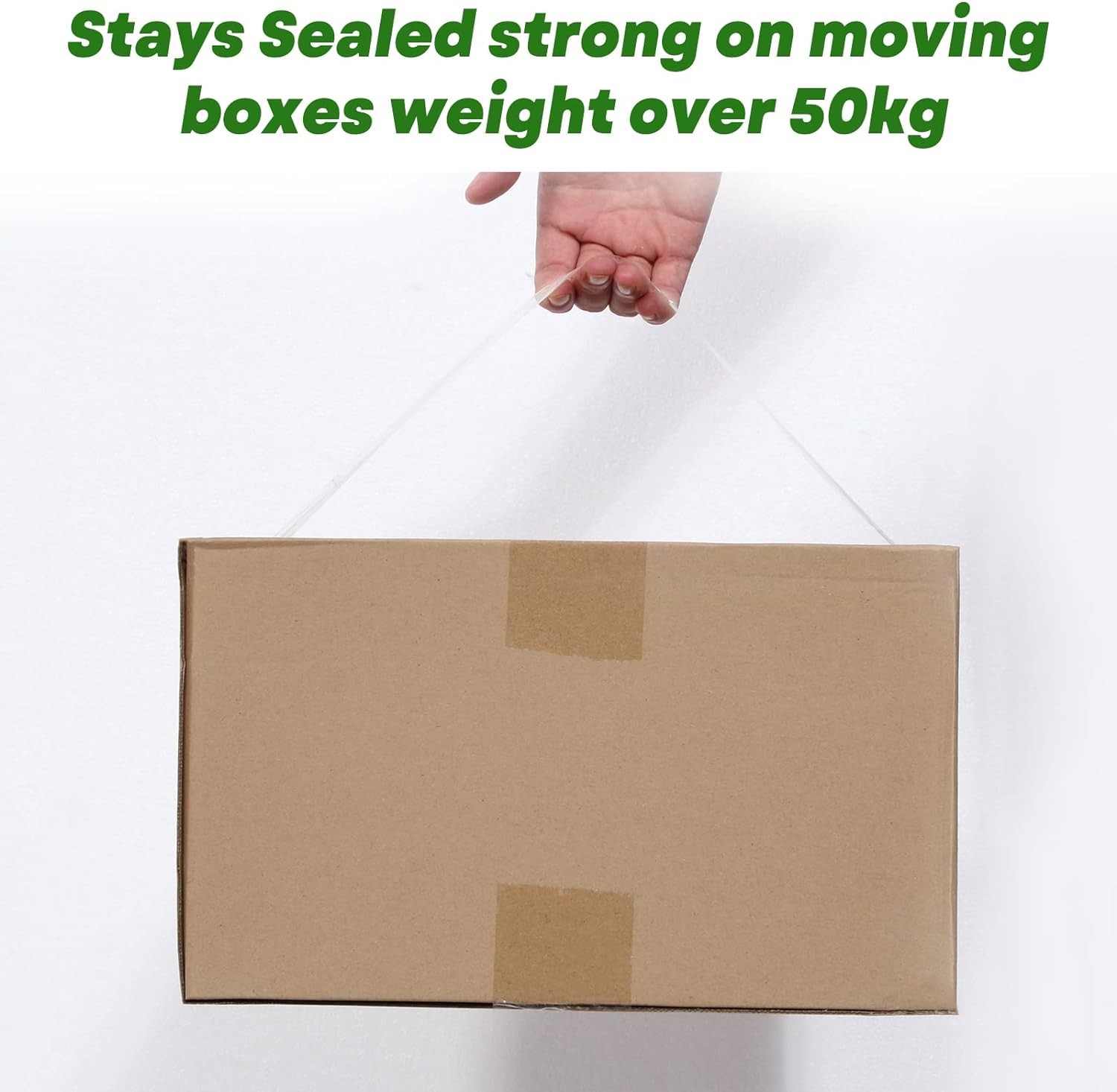 Heavy Duty Packaging Tape For Shipping Packaging Moving Sealing, 2 Inches Wide, 60 Yards Per Roll, 2160 Total Yards