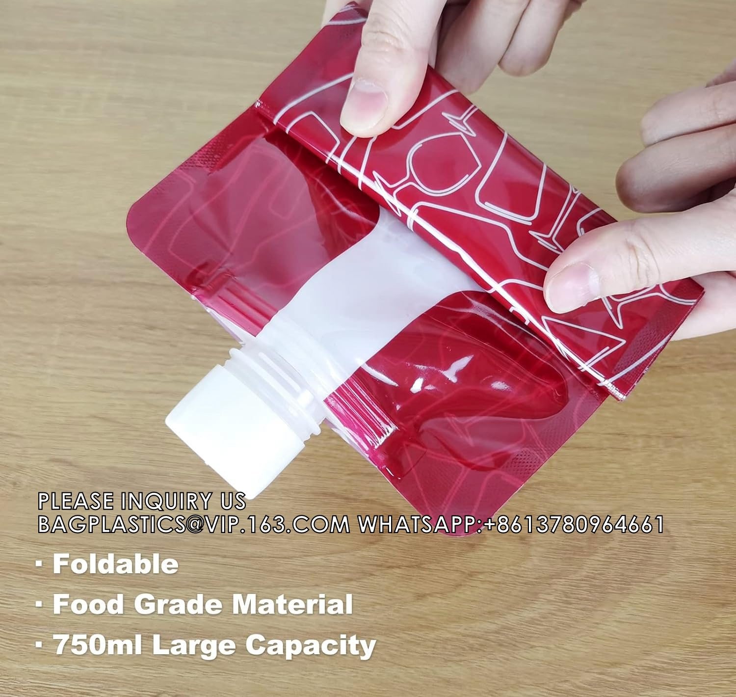 Foldable Wine Bags Travel Wine Bags Wine Pouch With Collapsible Funnel Wine Bottle Bag Flask For Travel,Party